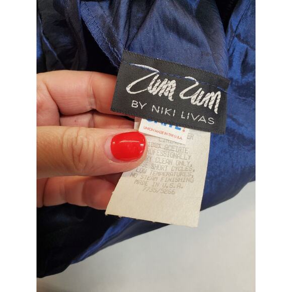 Zum Zum Niki Livas Maxi Skirt womens Art To Wear Lagenlook Avant Garde Party - Picture 5 of 12